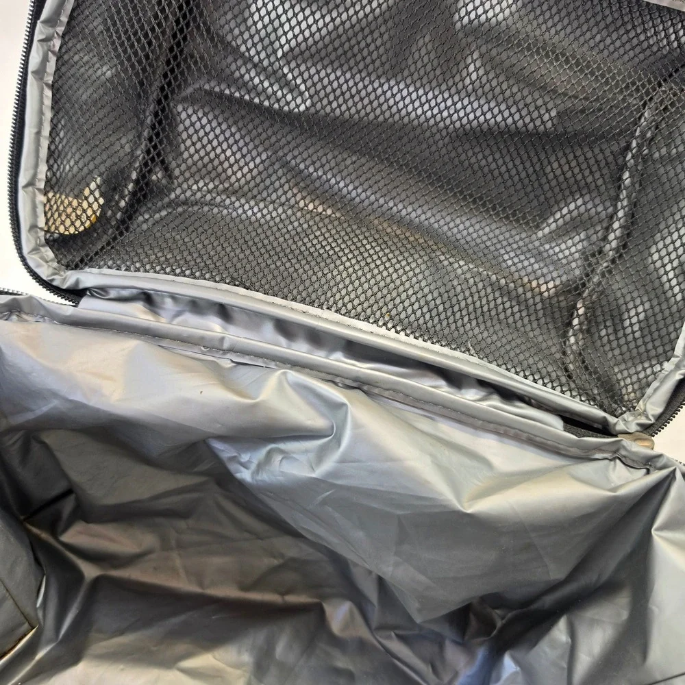 Carhartt Insulated Lunch Cooler Bag Charcoal Gray Dual Compartment Strap